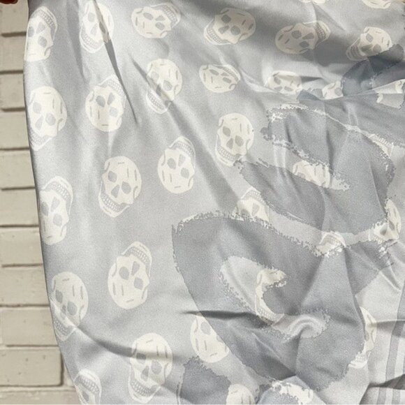 Alexander McQueen Graffiti Biker Silk Scarf - Picture 3 of 6